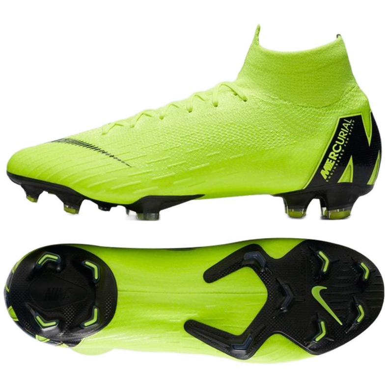 Chuteiras Nike Mercurial Superfly 6 Elite Fg M AH7365-701 amarelo amarelo