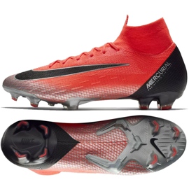 Chuteiras Nike Mercurial Superfly 6 Elite CR7 Fg M AJ3547-600 vermelho preto