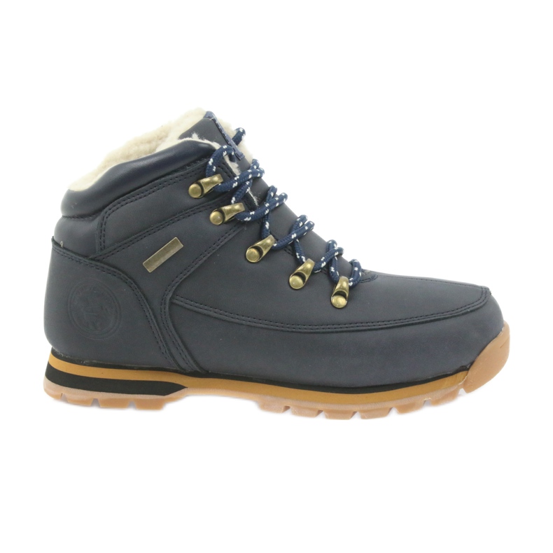 American Club Botas americanas botas de inverno 152619 azul marinho