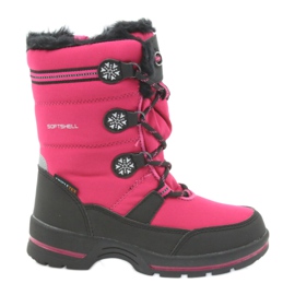 American Club Botas americanas de inverno com membrana 702SB preto rosa