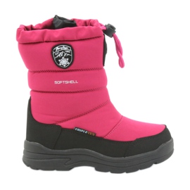 American Club Botas americanas de inverno com membrana 801SB preto rosa