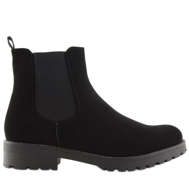 Botas pretas Chelsea para mulheres SP16 pretas preto