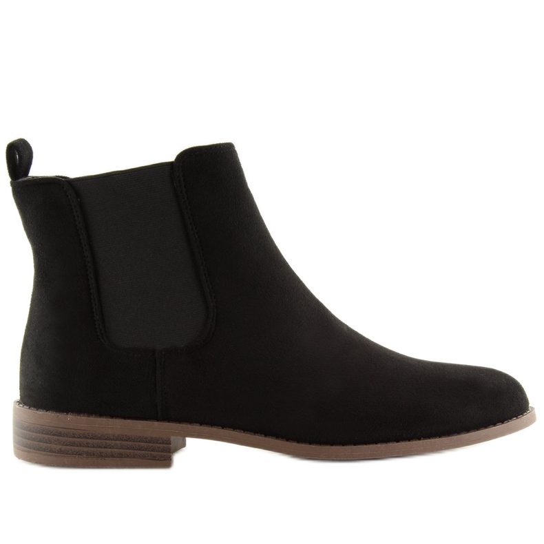 Botas pretas Chelsea para mulheres LJ111 Nero preto