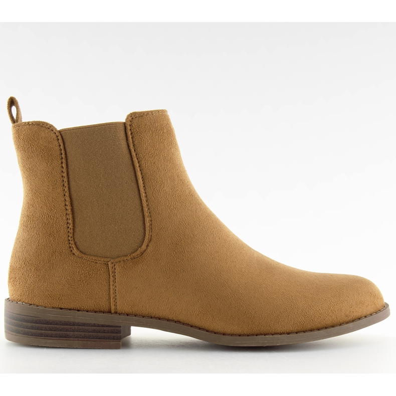 Botas Camel LJ111 Camel femininas Chelsea castanho