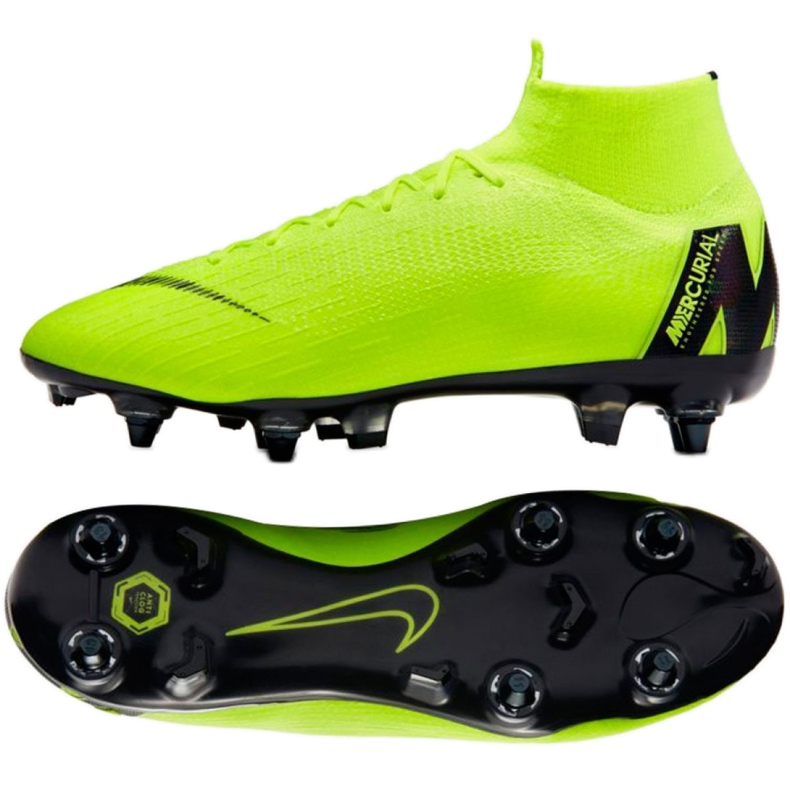 Chuteiras Nike Mercurial Superfly 6 Elite SG-Pro M AH7366-701 verde verde