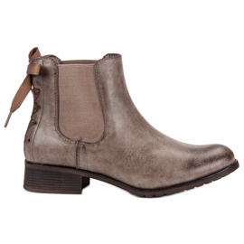 Kayla Botas chelsea castanho multicolorido