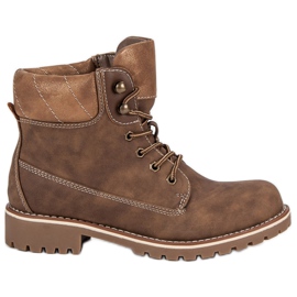 Super Me Knotted Trappers marrom