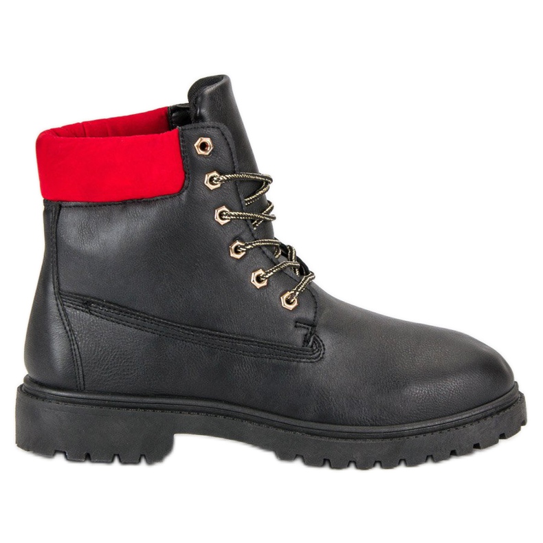 Lemax Botas de amarrar preto