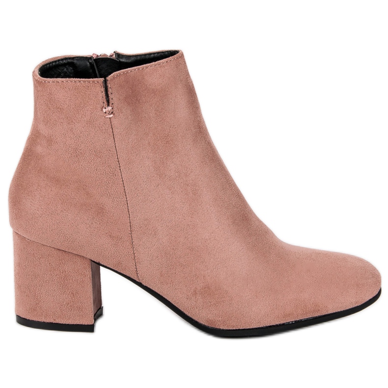 Nio Nio Botas de camurça clássicas rosa