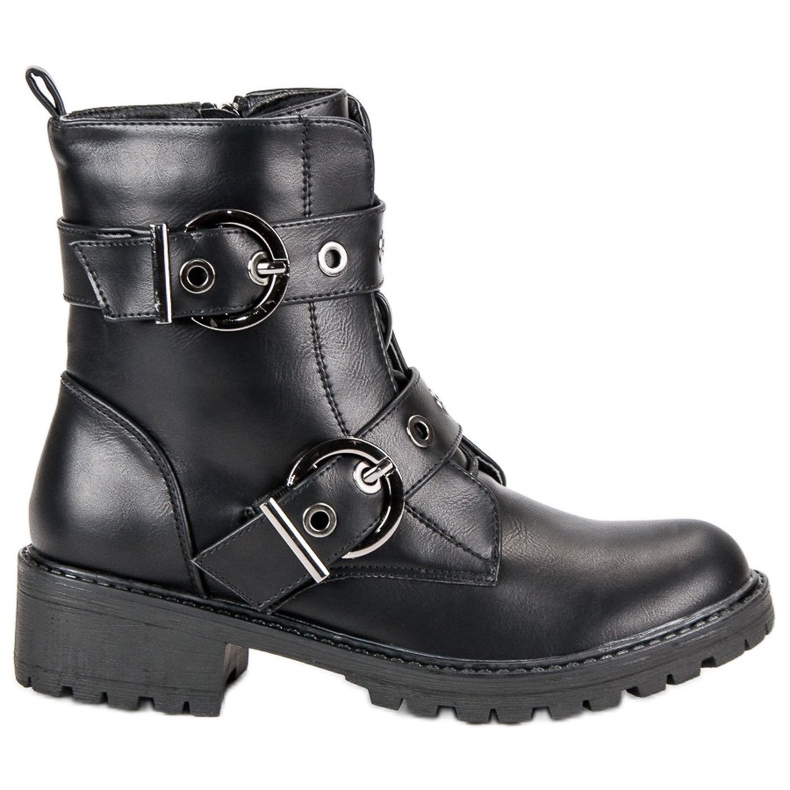 Sweet Shoes Trabalhadores Negros preto