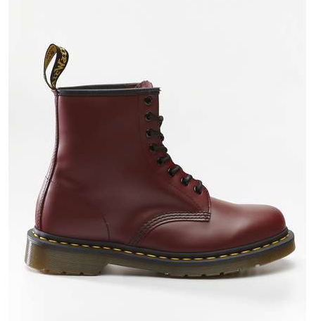 Dr. Martens 1460 liso vermelho cereja suave multicolorido