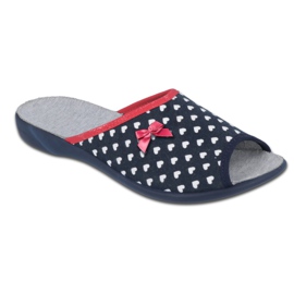 Sapatos femininos Befado pu 254D099 branco azul marinho Sapatos femininos Befado pu 254D099 branco azul marinho