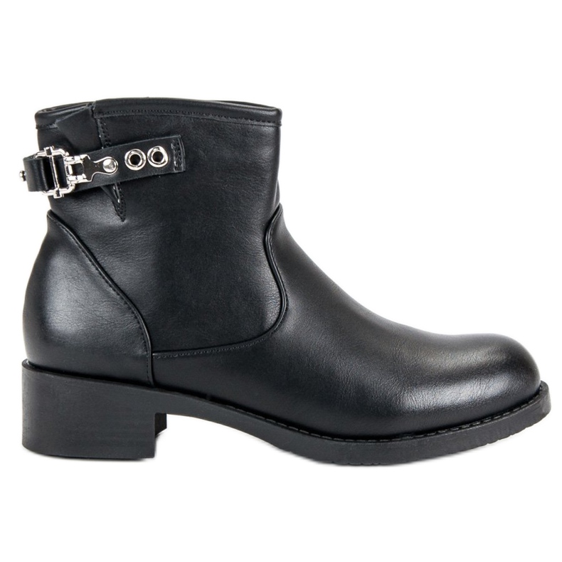 Super Me Botas pretas casuais preto
