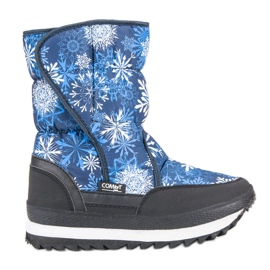 Botas de neve de inverno quente azul