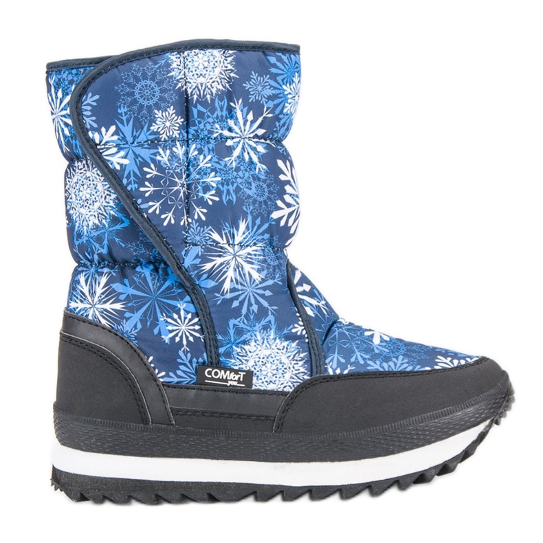 Botas de neve de inverno quente azul