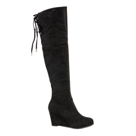 Cm Paris Botas acima do joelho preto