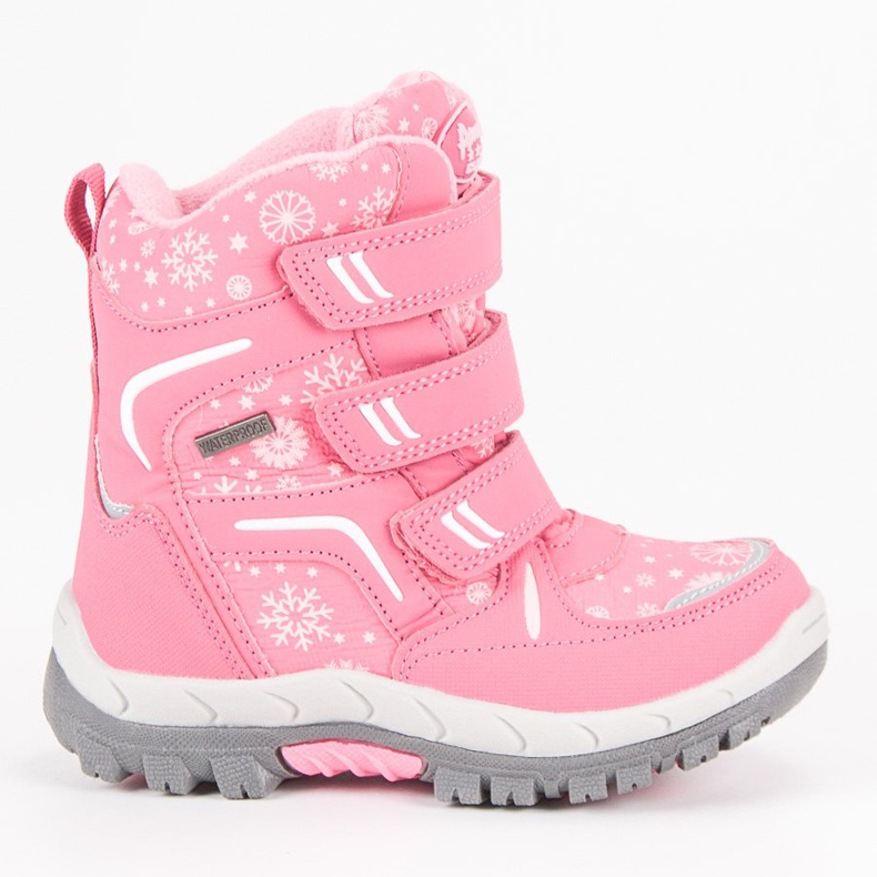 American Club Snowboots americanos cor-de-rosa