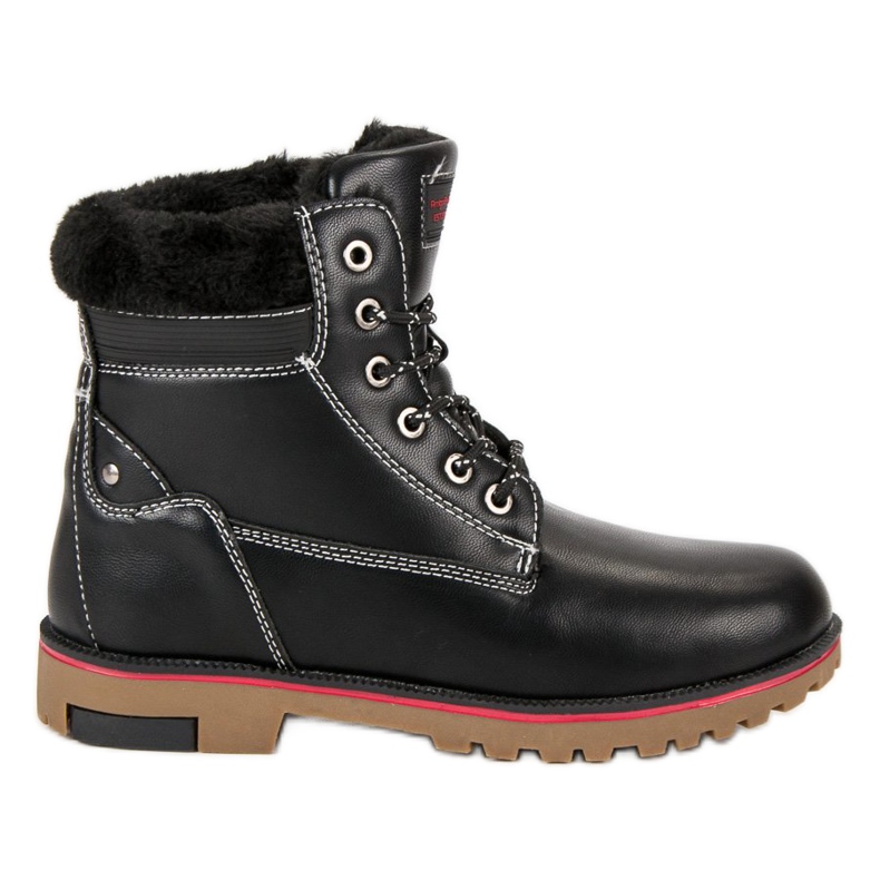 Arrigo Bello Caçadores de inverno quente preto