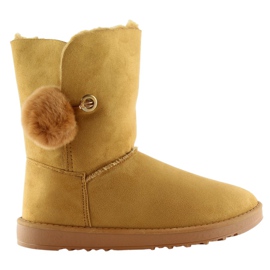 Emusy com borla camelo SP04P Camel marrom