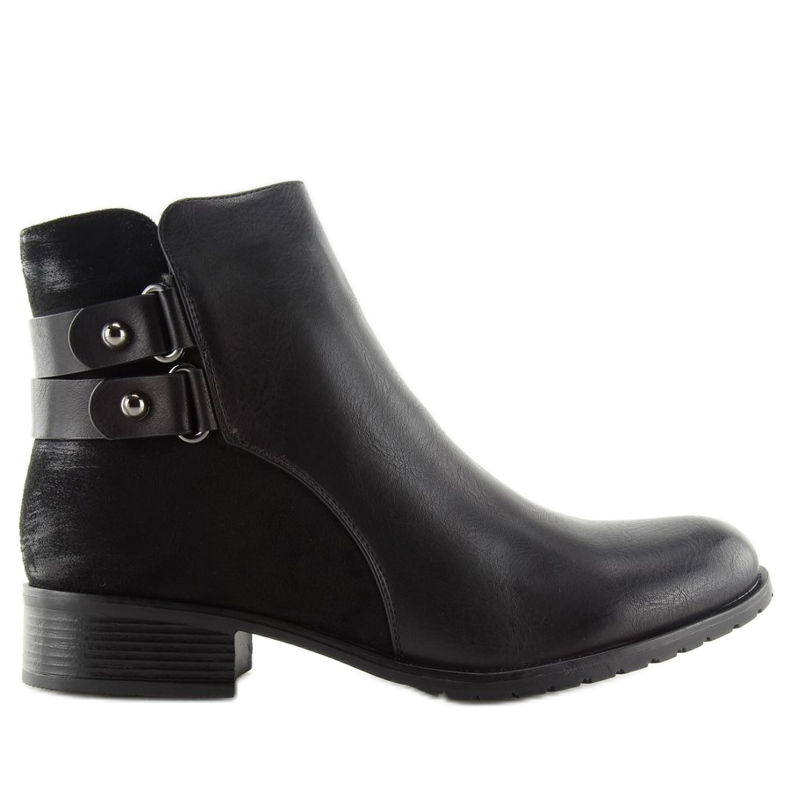 Botas pretas Jodhpur M263 pretas preto