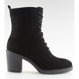 Salto alto preto com laço 3638 preto