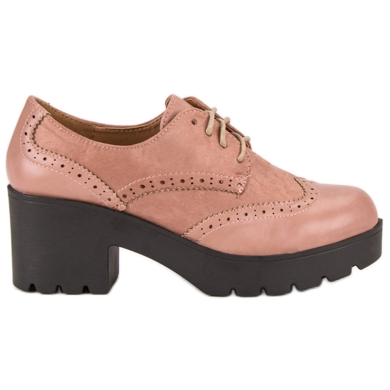 Ch. Creation Sapatos rosa elegantes