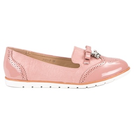 SDS Mocassins elegantes rosa SDS Mocassins elegantes rosa