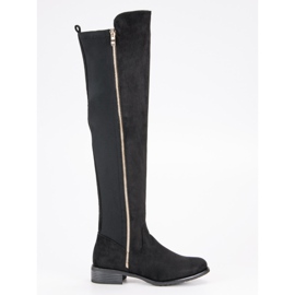 Seastar Botas pretas com zíper preto