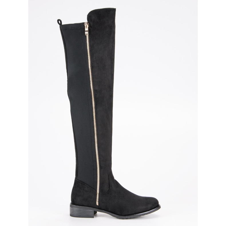 Seastar Botas pretas com zíper preto
