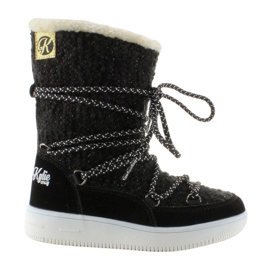 Eskimoski infantil k1646102 Botas de neve negras preto