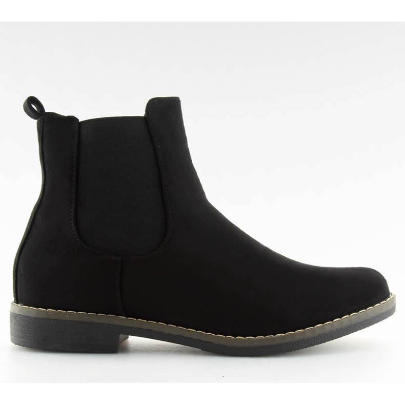 Botas pretas Chelsea para mulheres pretas 491 pretas preto