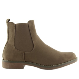 Botas femininas Chelsea, marrom 491 Khaki