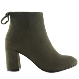 Botas verdes de salto alto 7357-GA Verde
