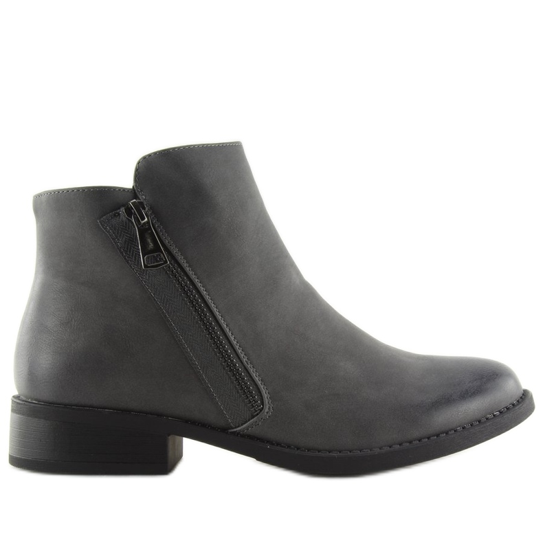 Botas cinza Chelsea para mulheres 7352-PA cinza