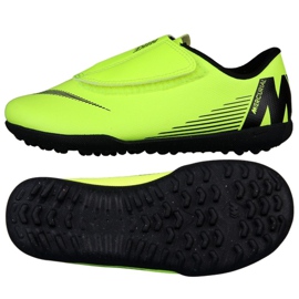 Chuteiras Nike Mercurial Vapor 12 Club Tf Jr AH7357-701 verde verde Chuteiras Nike Mercurial Vapor 12 Club Tf Jr AH7357-701 verde verde
