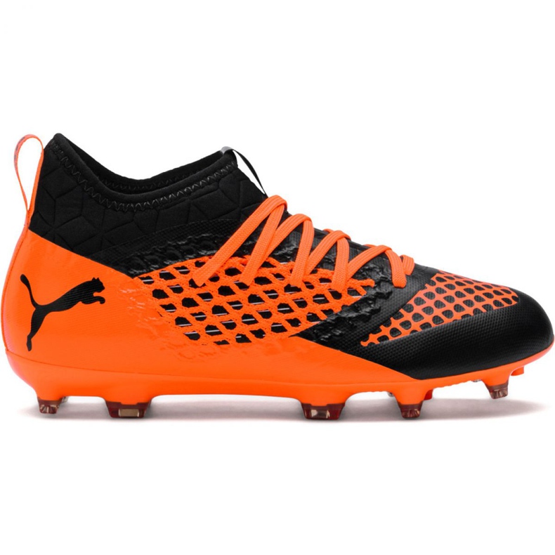 Chuteira Puma Future 2.3 Netfit Fg Ag Color Sh Jr 104836 02 laranja laranja