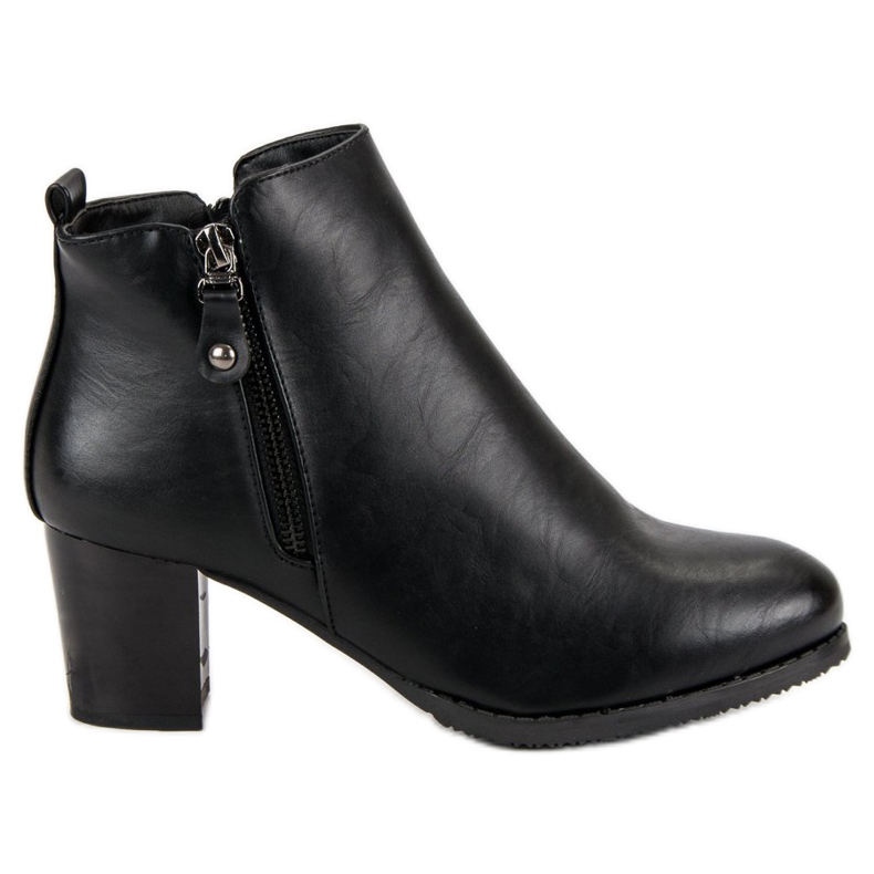 J. Star Botas elegantes clássicas preto