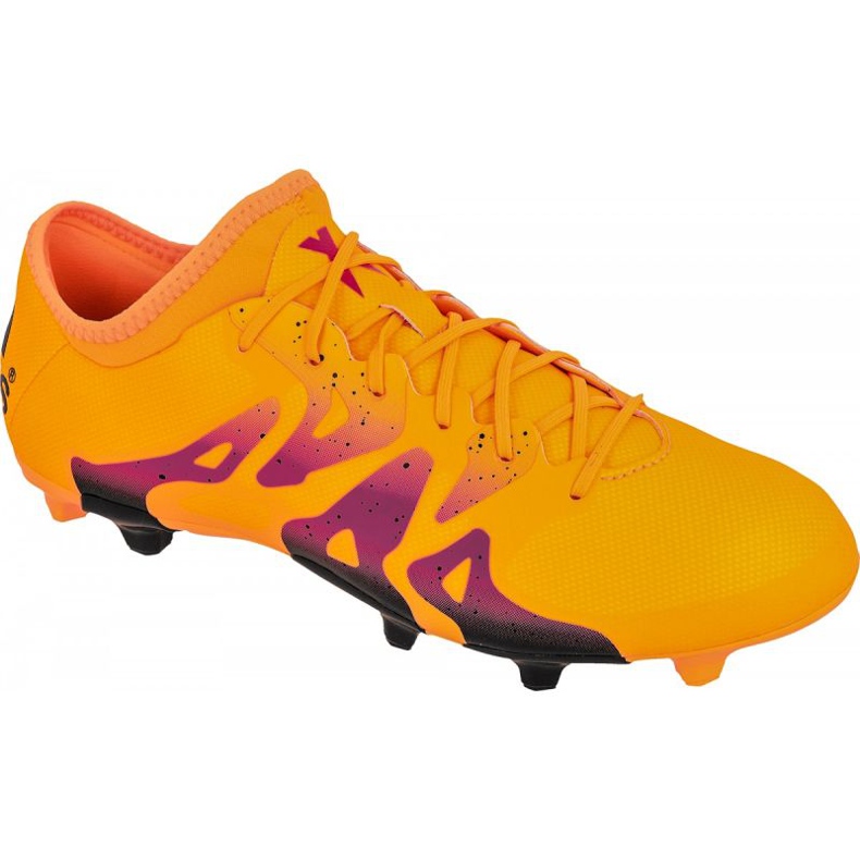Chuteiras Adidas X 15.2 FG / AG M S74672 laranja laranja