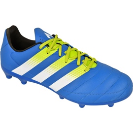 Chuteiras Adidas Ace 16.3 FG / AG M couro AF5163 azul azul Chuteiras Adidas Ace 16.3 FG / AG M couro AF5163 azul azul