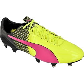 Chuteiras Puma evoSPEED 5.5 Tricks Fg M 10359601 amarelo, amarelo, rosa amarelo