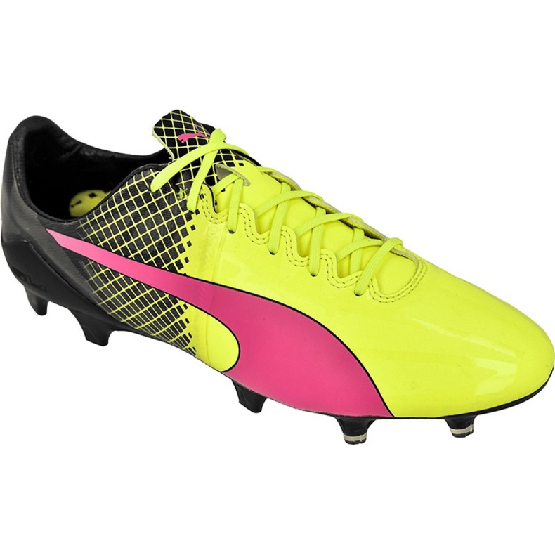 Chuteiras Puma evoSPEED 5.5 Tricks Fg M 10359601 amarelo, amarelo, rosa amarelo