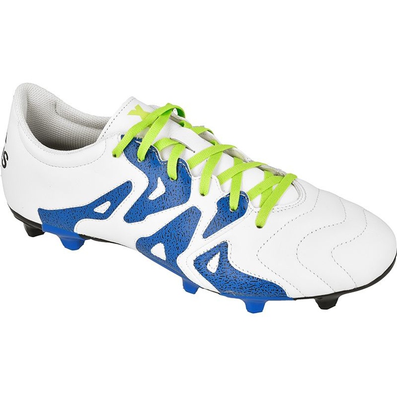 Chuteiras Adidas X 15.3 FG / AG M couro S74641 branco