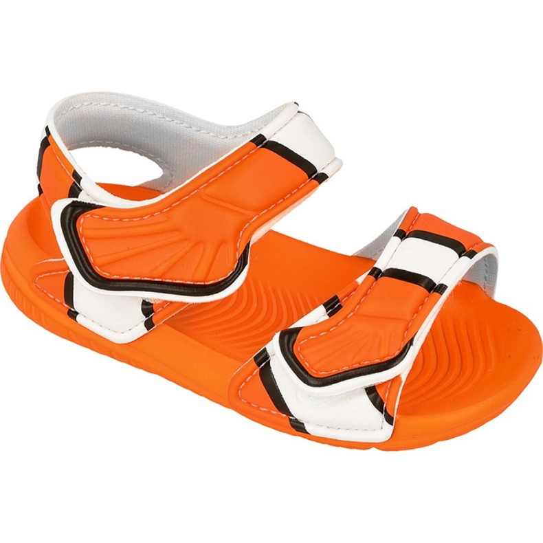 Sandálias Adidas Disney Akwah 9 I Nemo Kids AF3921 branco laranja