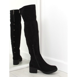 Botas acima do joelho pretas 0-207 pretas preto