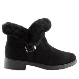 Botas pretas femininas pretas SJ1821-1 Pretas preto