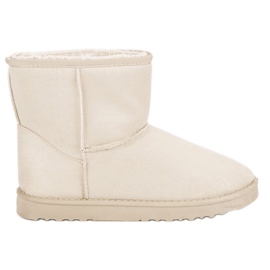 Botas de camurça para neve marrom