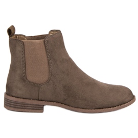 Via Giulia  Botas de camurça chelsea marrom
