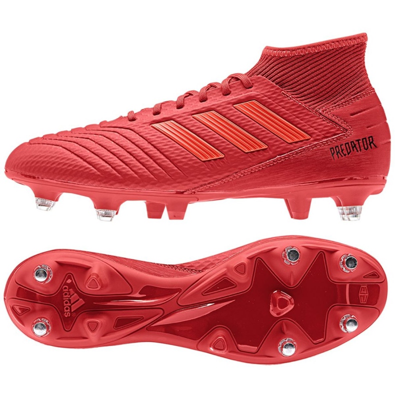 Chuteiras Adidas Predator 19.3 Sg M D97958 vermelho vermelho Chuteiras Adidas Predator 19.3 Sg M D97958 vermelho vermelho