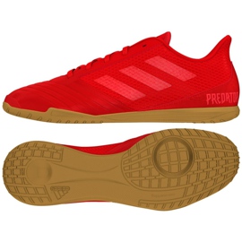 Sapatos de interior adidas Predator 19.4 In Sala M D97976 vermelho multicolorido