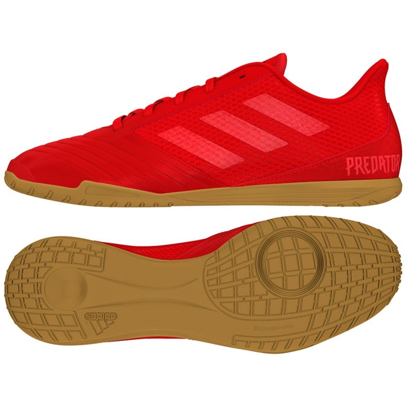 Sapatos de interior adidas Predator 19.4 In Sala M D97976 multicolorido vermelho